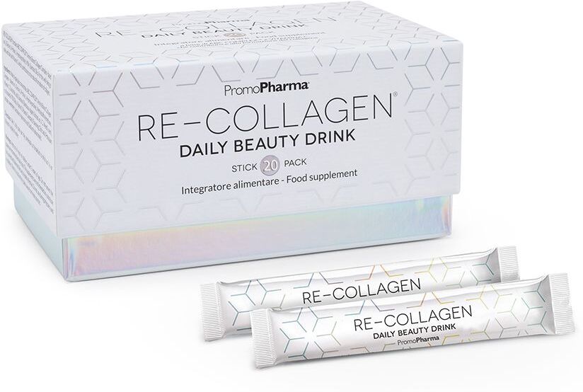 Promopharma Re-collagen Daily Beauty Drink Integratore Collagene 20 Stick