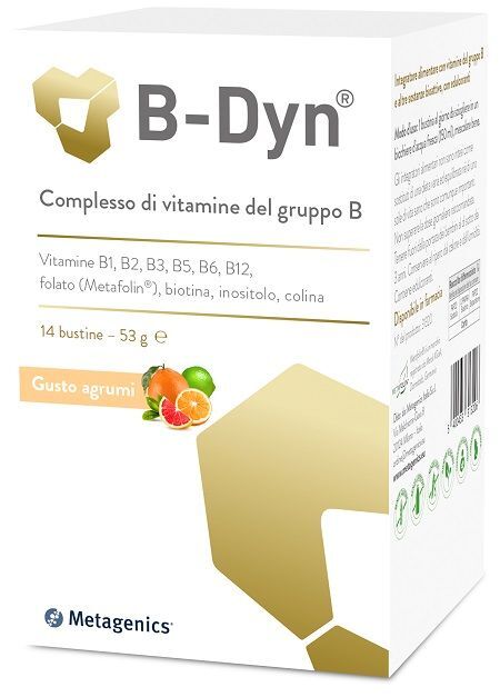 Metagenics B-dyn Integratore Vitamina Gruppo B 14 Bustine
