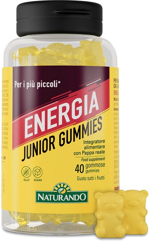 Naturando Energia Junior Integratore Multivitaminico 40 Gummies