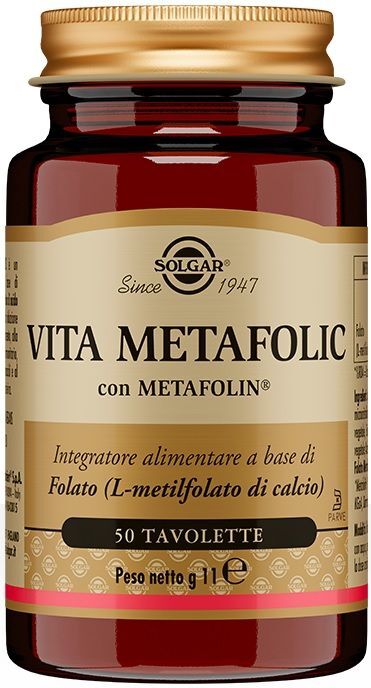 Solgar Vita Metafolic Folato Integratore 50 Tavolette