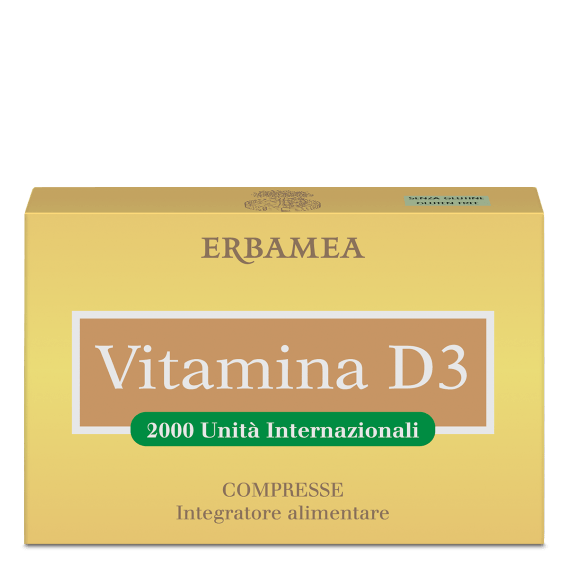 Erbamea Vitamina D3 Integratore Ossa 90 Compresse