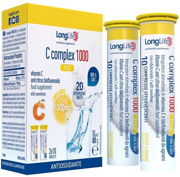 Longlife C Complex 1000 Integratore Difese Immunitarie 20 Compresse