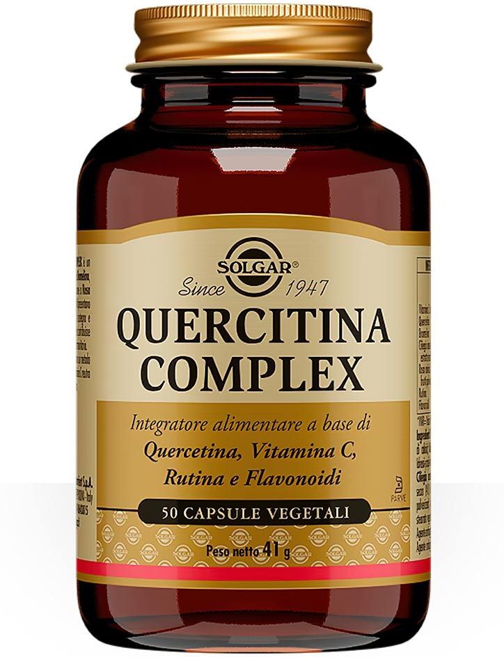 Solgar Quercitina Complex Integratore Difese Immunitarie 50 Capsule