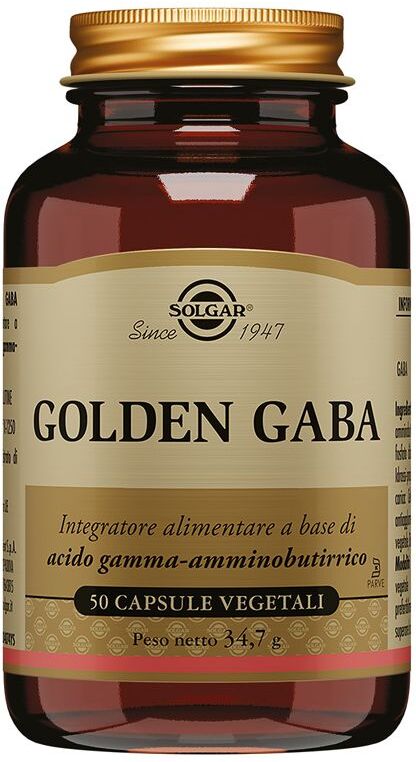 Solgar Golden Gaba Integratore 50 Capsule Vegetale