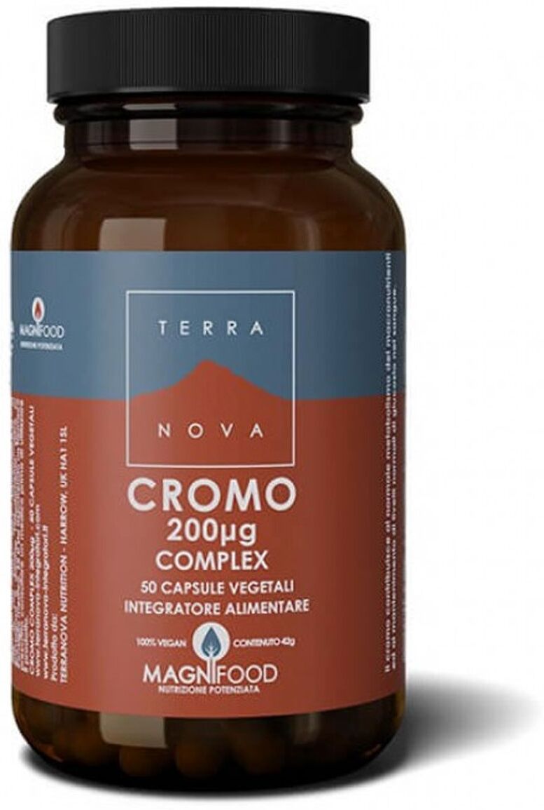 Terranova Complex Cromo Integratore Ferro 200ug 50 Capsule