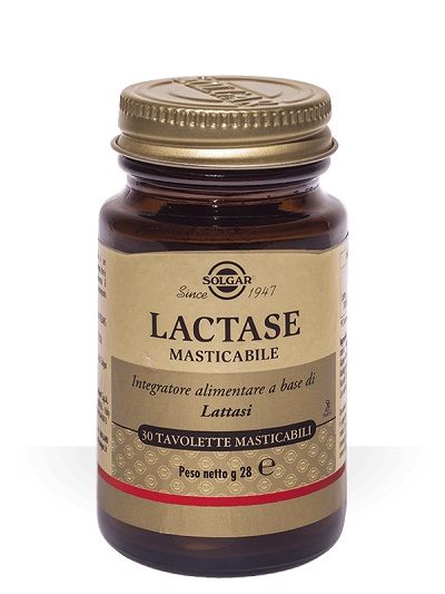 Solgar Lactase Masticabile Integratore Lattasi 30 Tavolette