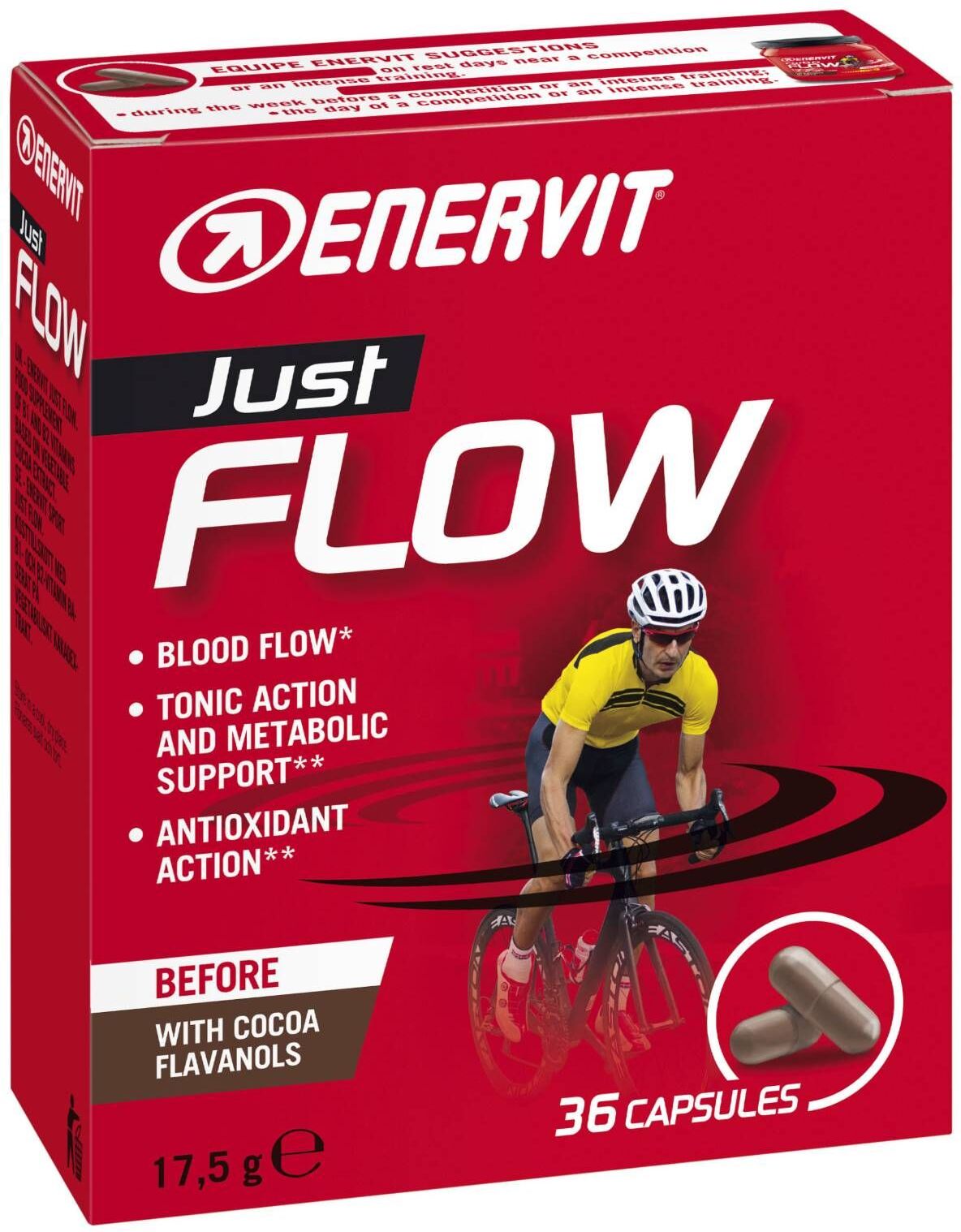 Enervit Just Flow Integratore Energetico 36 Capsule