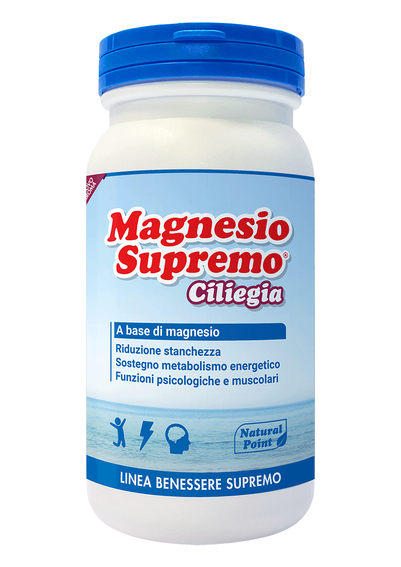 Natural Point Magnesio Supremo Polvere Gusto Ciliegia 150g