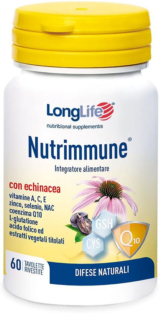 Longlife Nutrimmune Integratore Difese Immunitarie 60 Tavolette