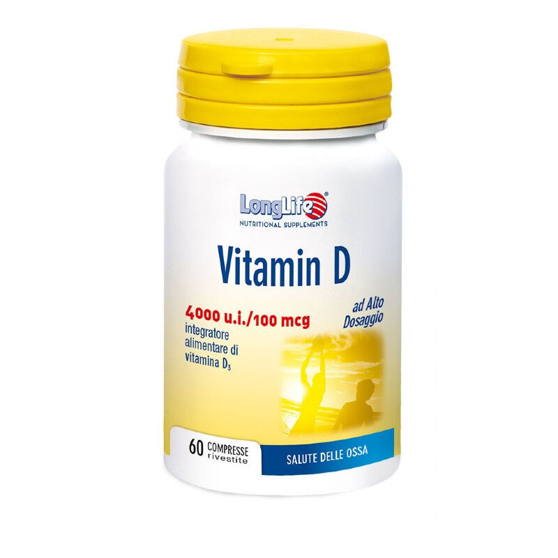 Longlife Vitamin D 4000ui Integratore Salute Ossa 60 Compresse
