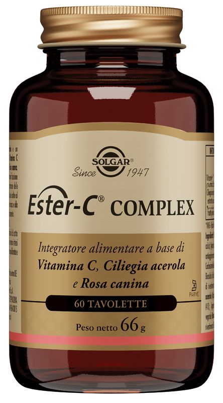 Solgar Ester C Complex Integratore Polivalente 60 Tavolette