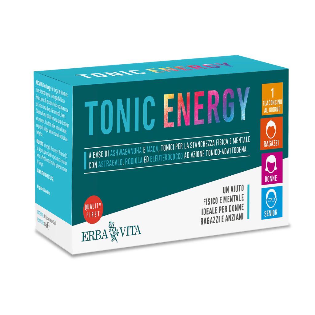 Erba Vita Tonic Energy Integratore Tonico 10 Flaconcini