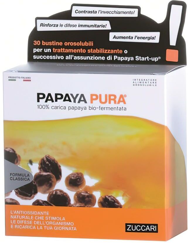 Zuccari Papaya Pura Integratore Antiossidante 30 Bustine