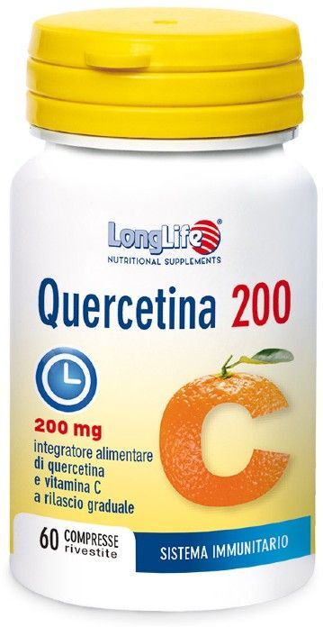 Longlife Quercetina 200 Integratore Difese Immunitarie 60 Compresse