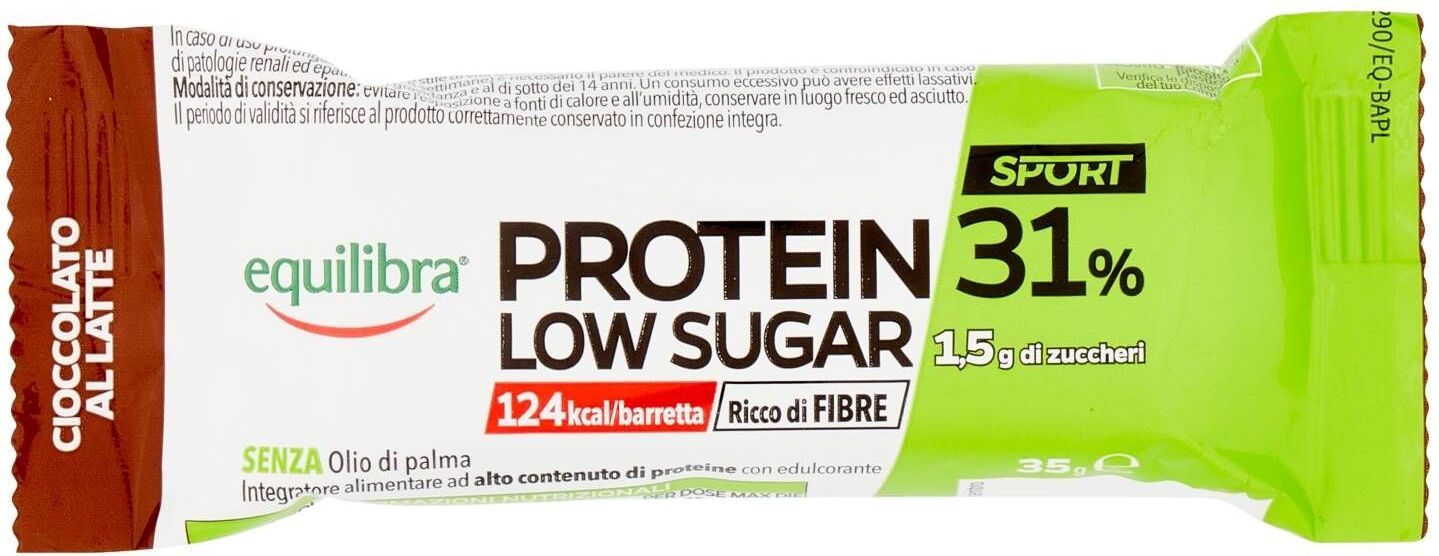 Equilibra Protein 31% Low Sugar Cioccolato Al Latte 35g