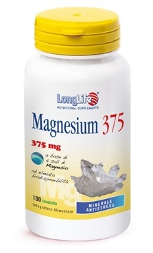 Longlife Magnesium 375 Mg Integratore Magnesio100 Tavolette