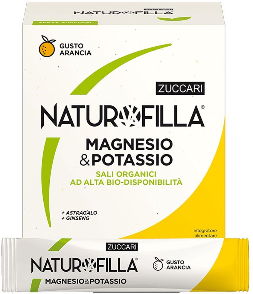 Zuccari Naturofilla Magnesio E Potassio Gusto Arancia 28 Stickpack