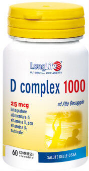 Longlife D Complex 1000 Ui 25mcg Integratore Vitamina D3 60 Compresse