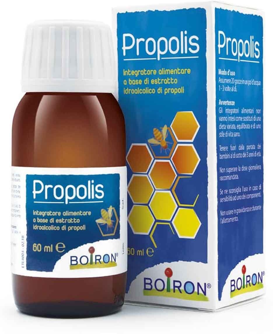 Boiron Propolis Integratore A Base Di Estratto Idroalcolico Di Propoli 60ml