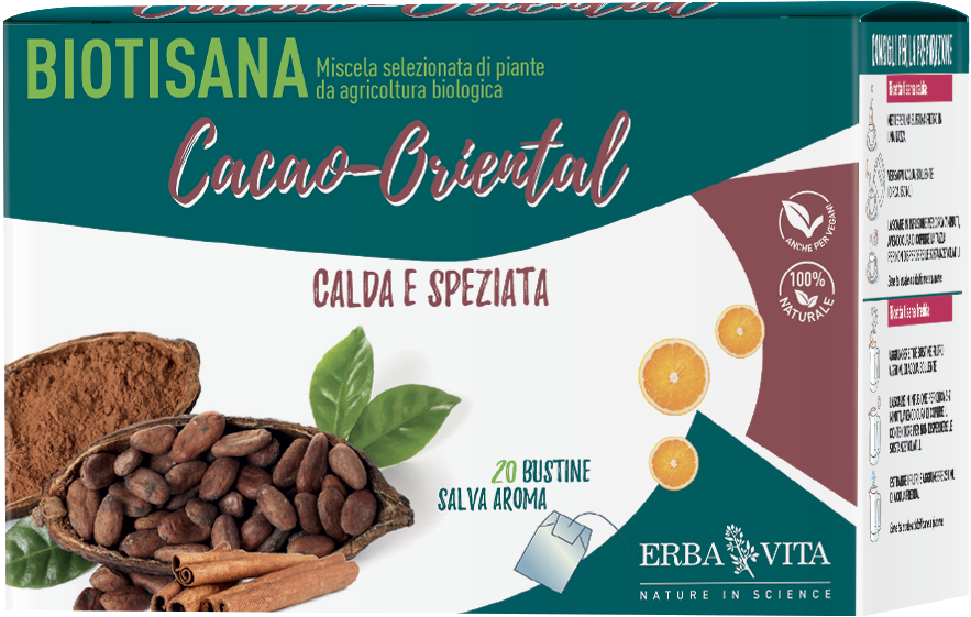 Erba Vita Biotisana Cacao Oriental 20 Bustine