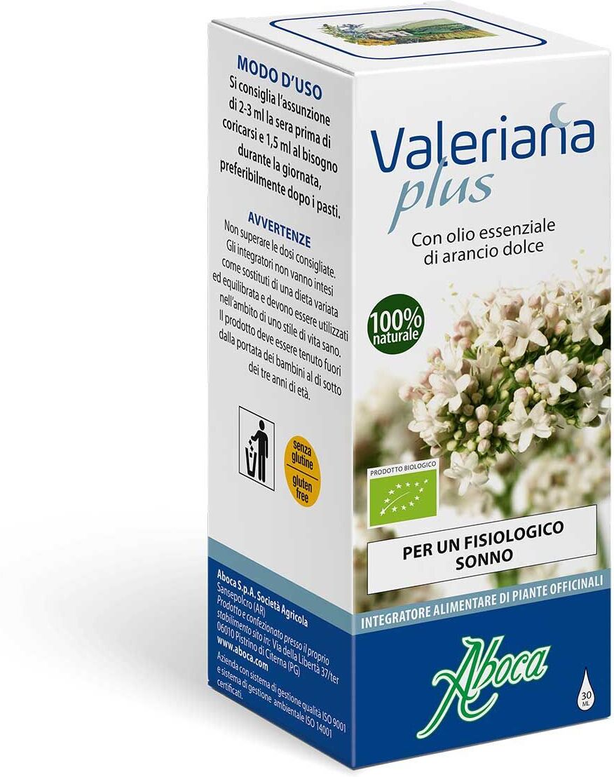 Aboca Valeriana Plus Integratore Sonno Gocce 30ml