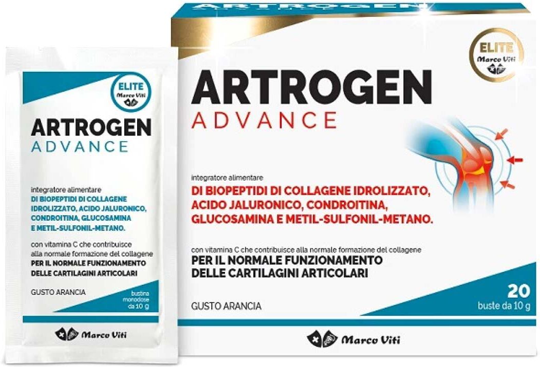 Marco Viti Artrogen Advance Integratore Articolazioni 20 Bustine