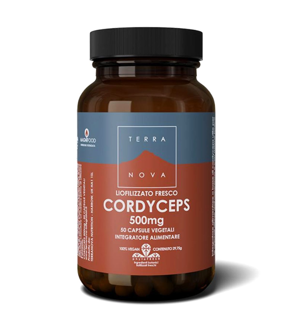 Terranova Cordyceps Integratore Per Lo Stress 50 Capsule