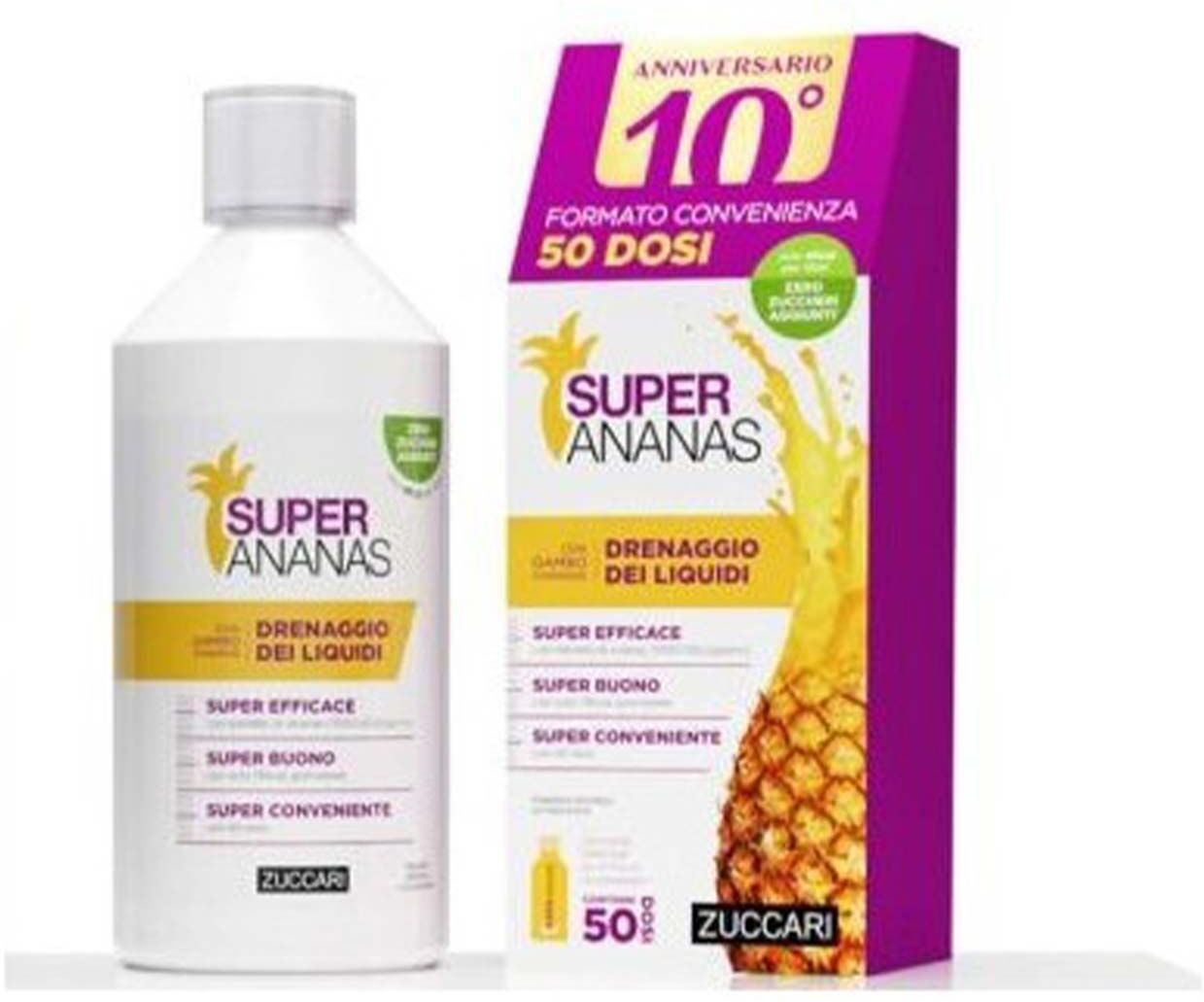 Zuccari Super Ananas Integratore Drenante 500ml