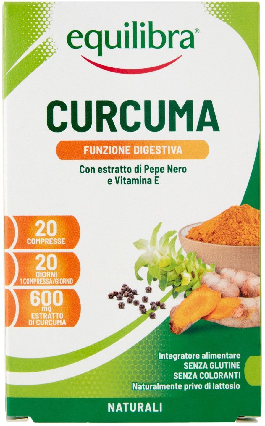 Equilibra Curcuma Integratore Digestivo 20 Compresse