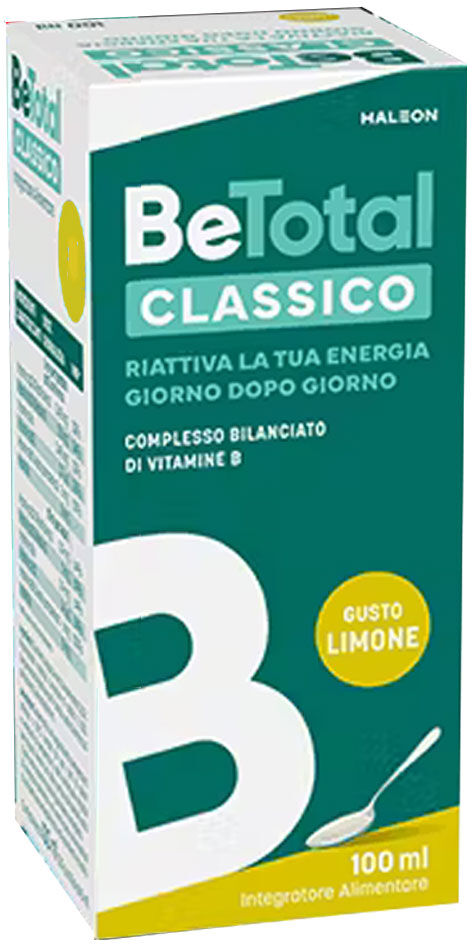 Be-total Sciroppo Integratore Alimentare Vitamina B Sistema Immunitario Bambini Limone 100ml