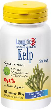 Longlife Kelp Alga Bruna Integratore Multivitaminico 180 Compresse