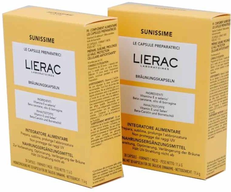 Lierac Sunissime Capsule Preparatrici Duo 2x30 Capsule