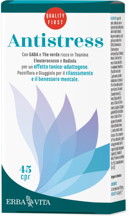 Erba Vita Antistress Integratore Stress Ansia Sonno 45 Compresse