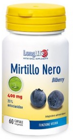 Longlife Mirtillo Nero 25% 60 Capsule