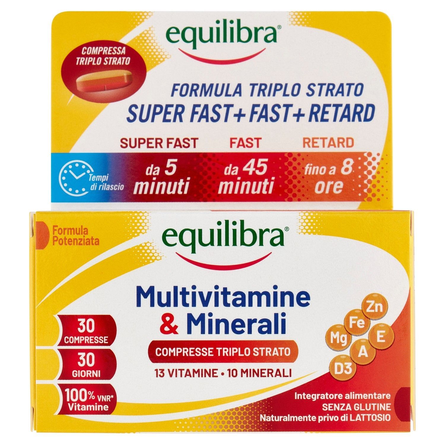 Equilibra Multivitamine E Minerali 30 Compresse Triplo Strato