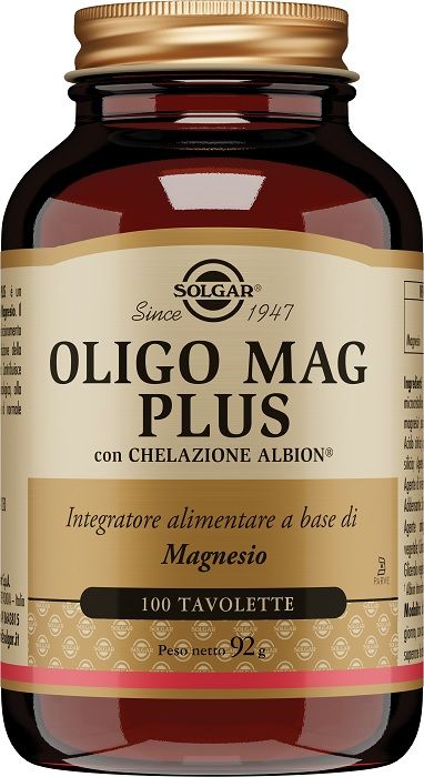 Solgar Oligo Mag Plus Integratore Ossa 100 Tavolette