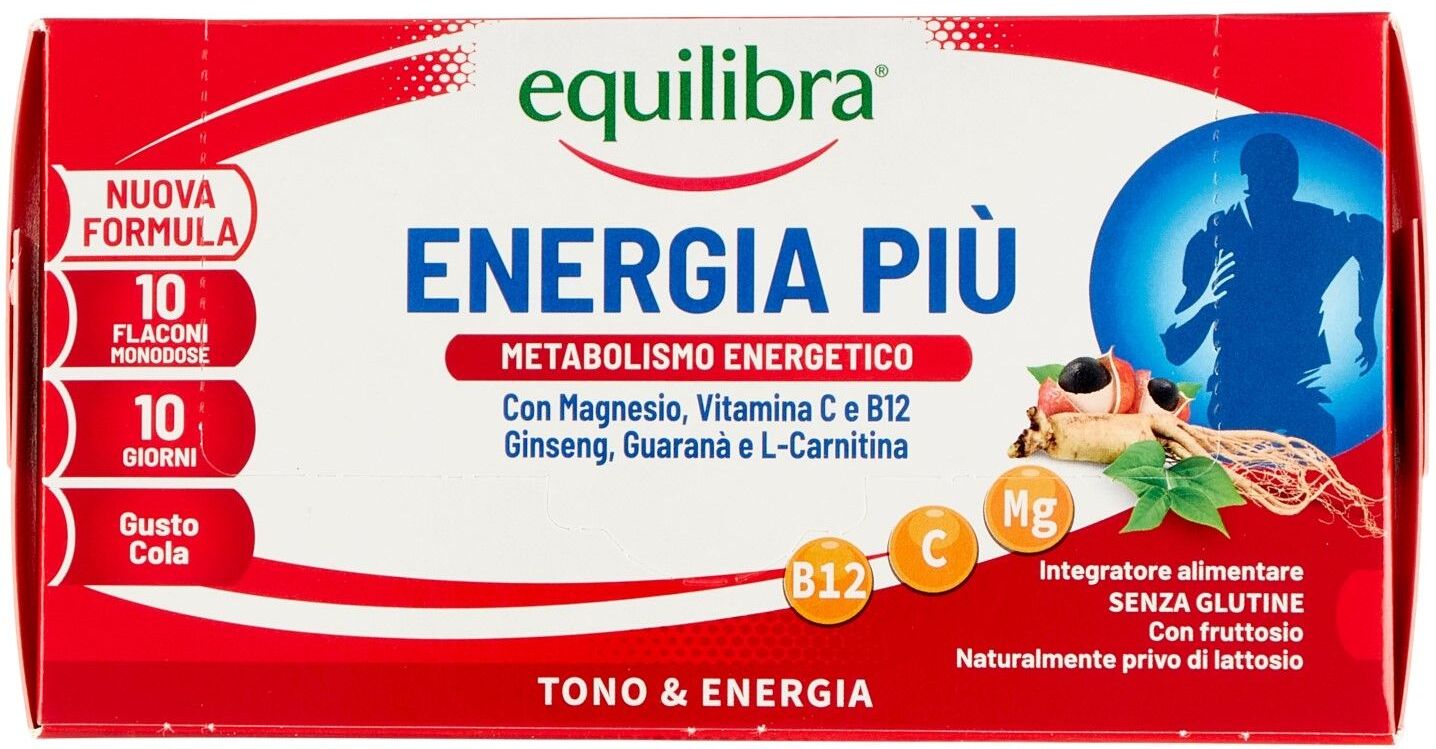 Equilibra Energia Più Integratore Energetico 10 Flaconcini