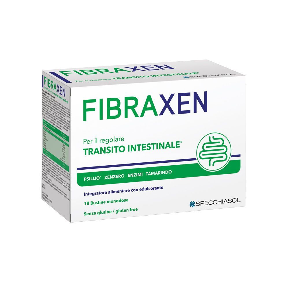 Specchiasol Fibraxen Integratore Transito Intestinale 18 Bustine