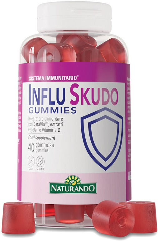 Naturando Influ Skudo Integratore Sistema Immunitario 40 Gummies