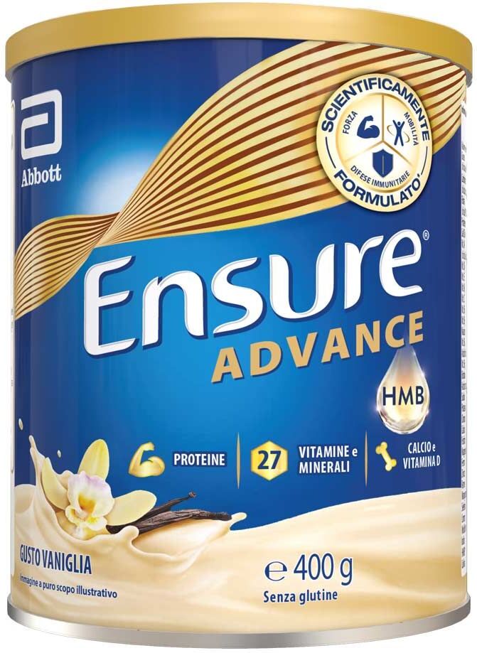 Ensure Advance Integratore Alimentare Proteico Vaniglia 400g