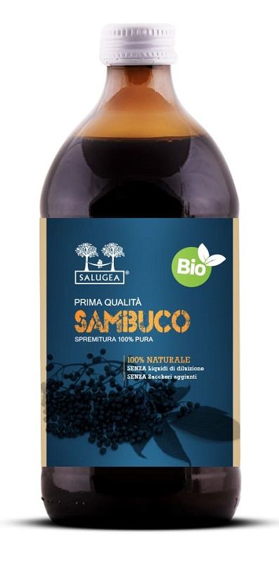 Salugea Succo Sambuco Bio Integratore Difese Immunitarie 500ml