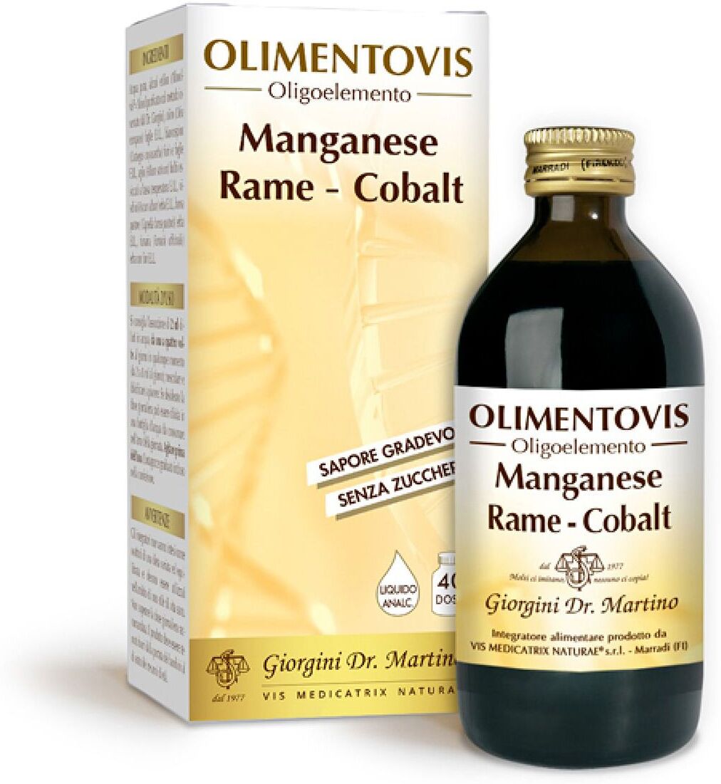 Giorgini Manganese Rame Cobalto Olimentovis Integratore Ferro 200ml