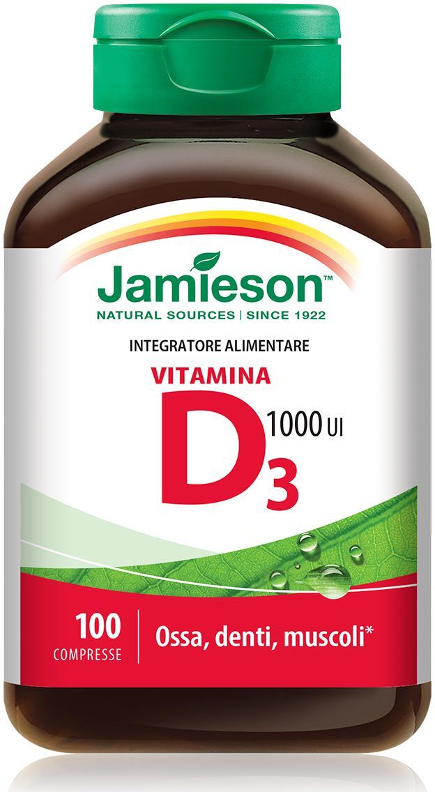 Jamieson Vitamina D3 1000 Integratore Ossa 100 Compresse