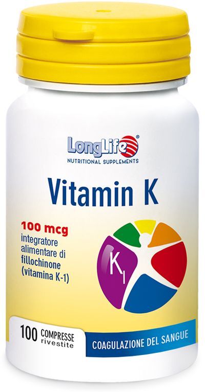 Longlife Vitamin K Integratore Ossa 100 Compresse