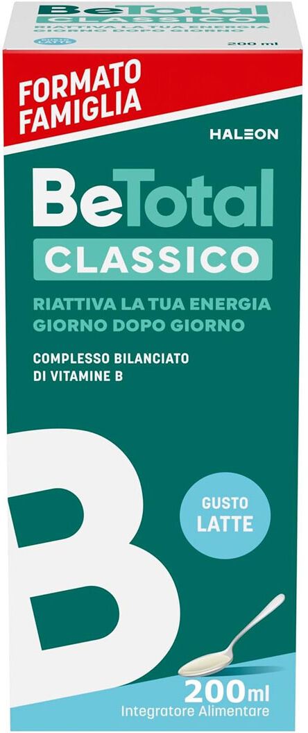 Be-total Sciroppo Integratore Alimentare Vitamina B Stanchezza Sistema Immunitario Bambini 200ml