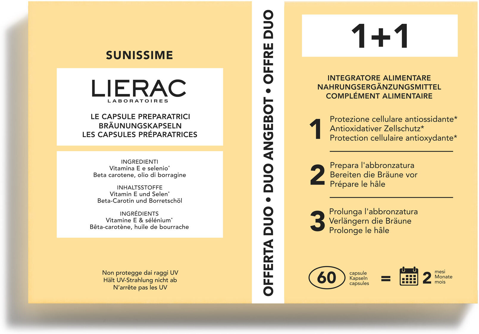 Lierac Sunissime Capsule Preparatrici Duo 2x30 Capsule