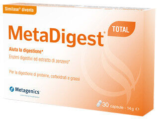 Metagenics Metadigest Total Integratore Digestione 30 Capsule