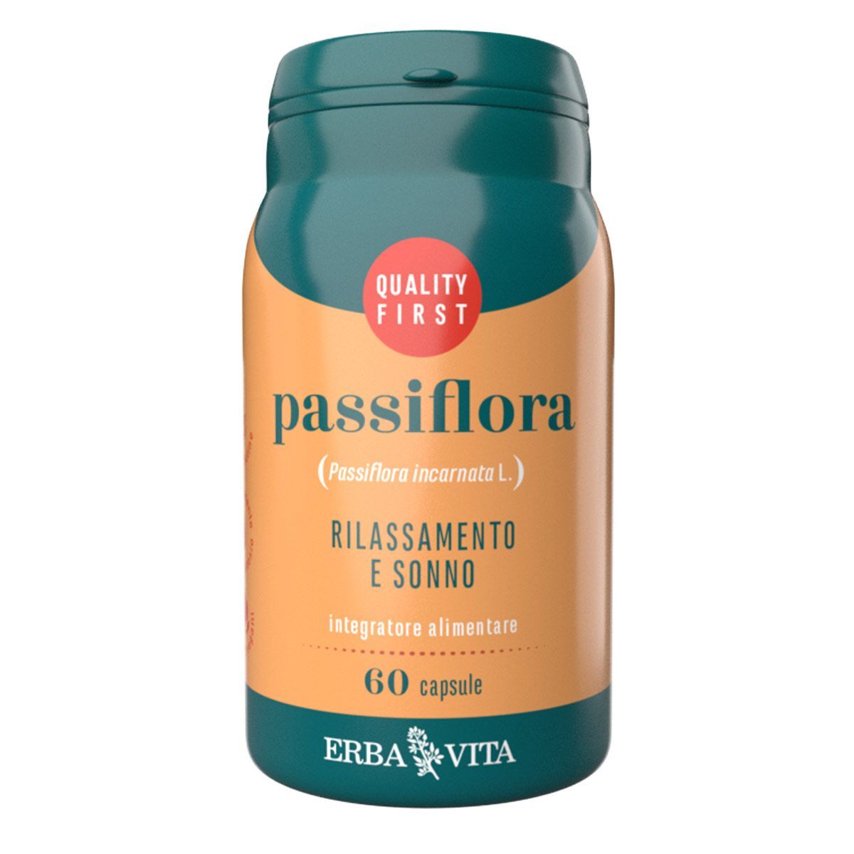 Erba Vita Passiflora Integratore Relax 60 Capsule