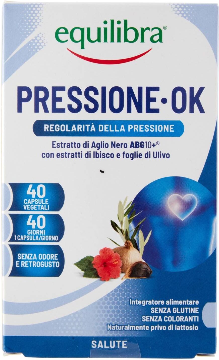 Equilibra Pressione Ok Integratore Funzionalità Cardiovascolare 40 Capsule