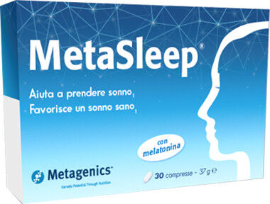 Metagenics Metasleep Integratore Melatonina 1mg 30 Capsule